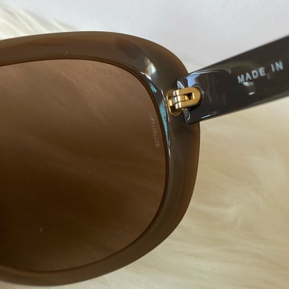 Authentic Chanel Brown Sunglases - Picture 7 of 8